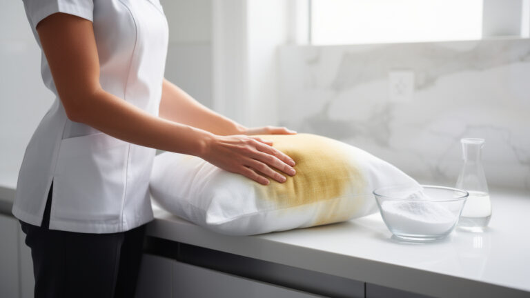 A housekeeper reveals how to whiten yellowed pillows at home without harsh bleach